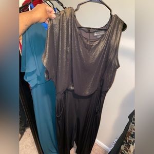 Shimmery One Shoulder Jumper